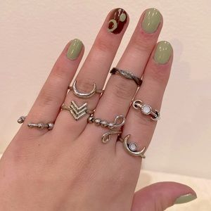 Ring set - alloy rings, fidget rings, assorted sizes